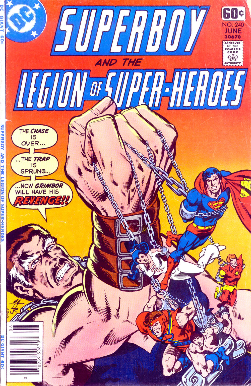 Read online Superboy and the Legion of Super-Heroes (1977) comic -  Issue #240 - 1