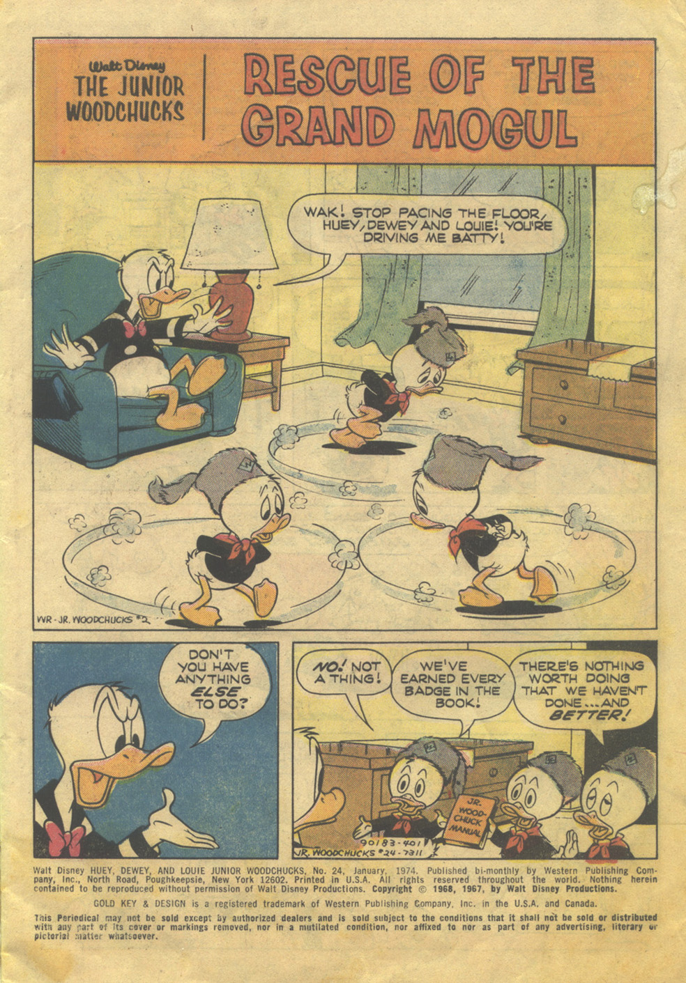 Read online Huey, Dewey, and Louie Junior Woodchucks comic -  Issue #24 - 3