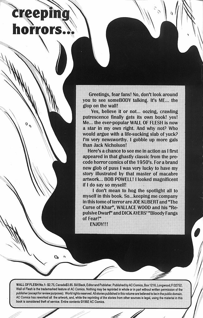 Read online Wall of Flesh comic -  Issue # Full - 2