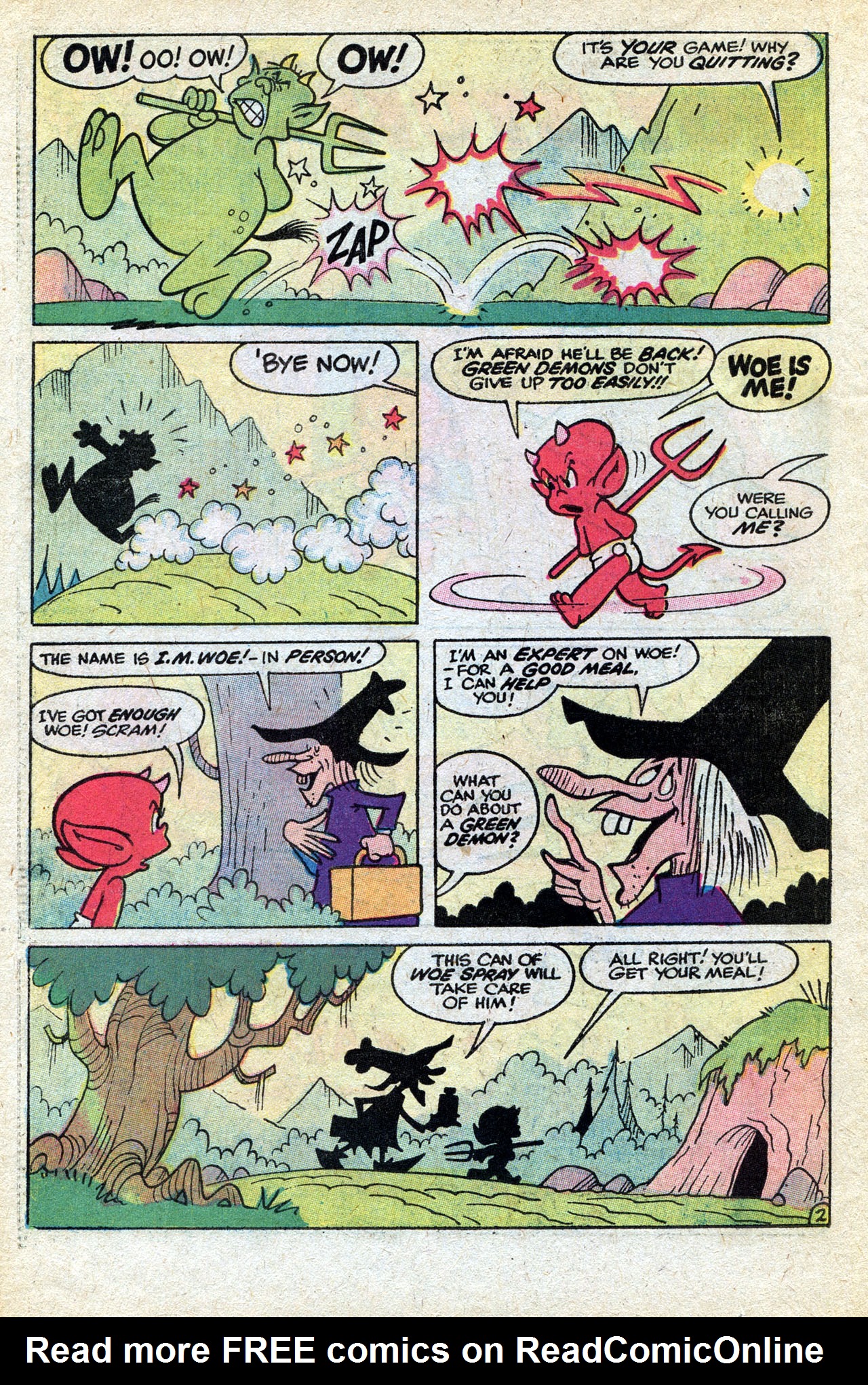 Read online Hot Stuff, the Little Devil comic -  Issue #140 - 22