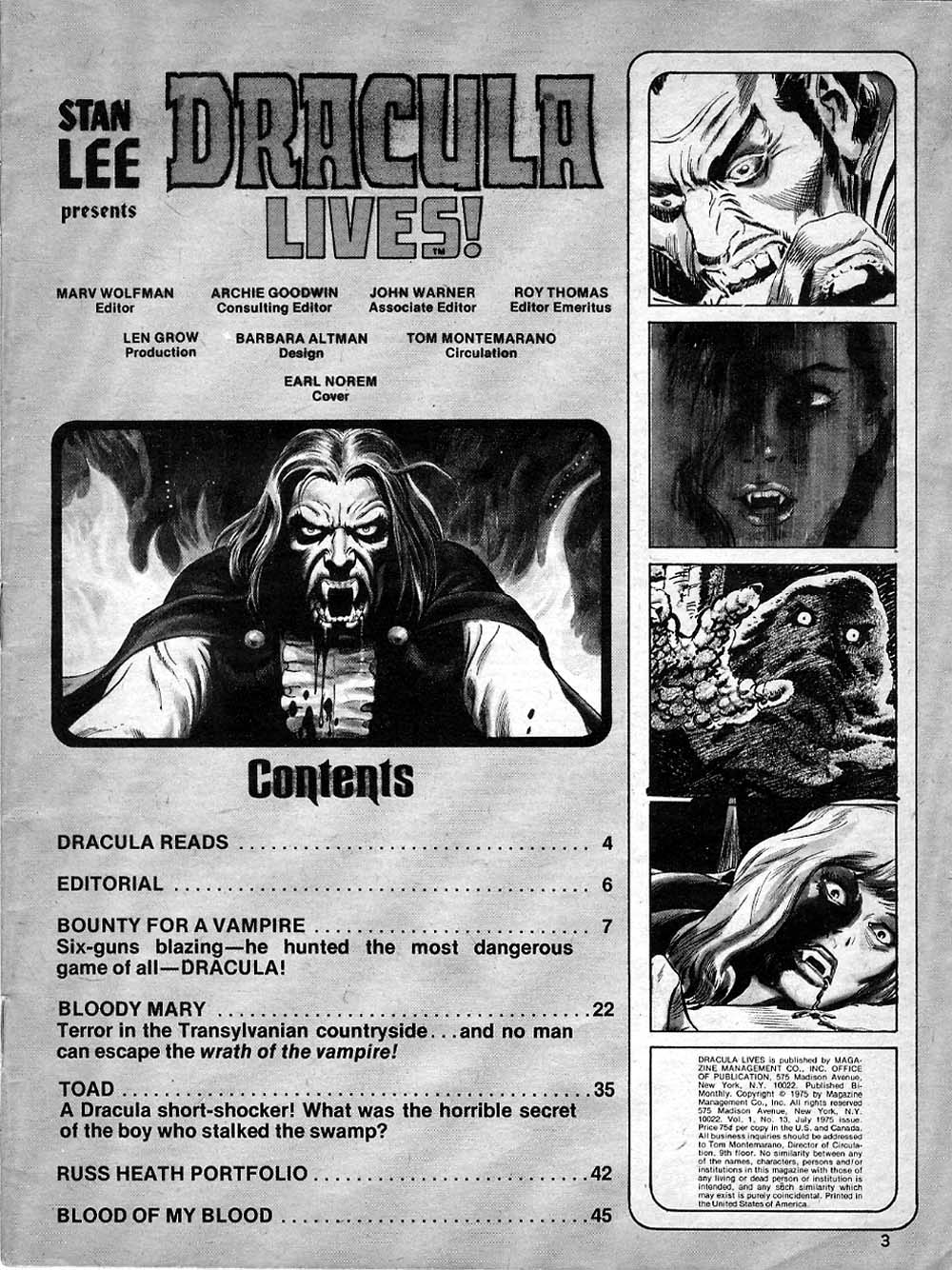 Read online Dracula Lives comic -  Issue #13 - 3