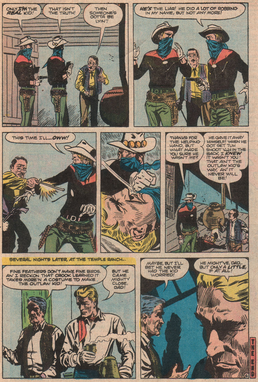 Read online The Outlaw Kid (1970) comic -  Issue #2 - 9