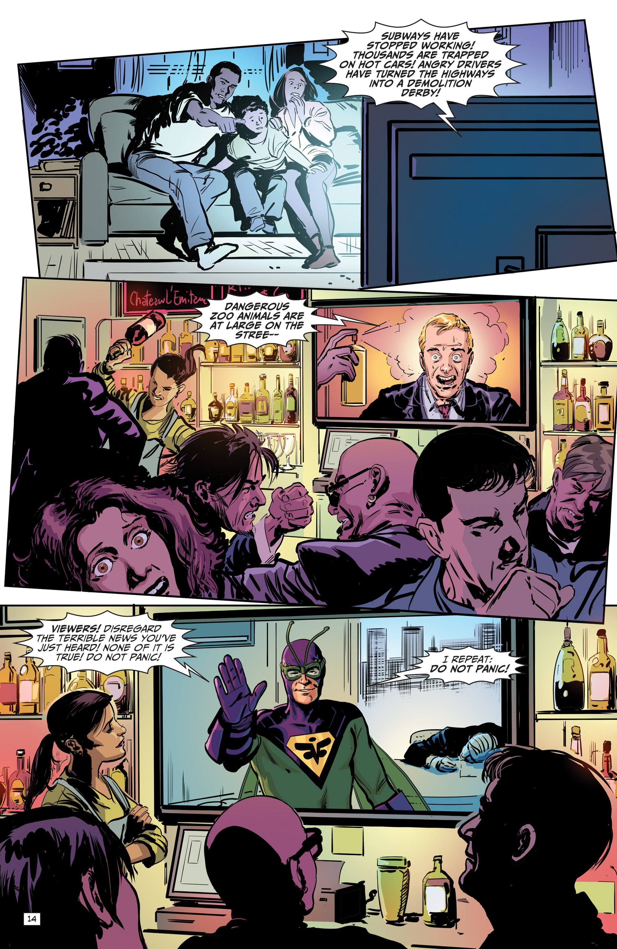 Read online Dragonfly & Dragonflyman comic -  Issue #2 - 16