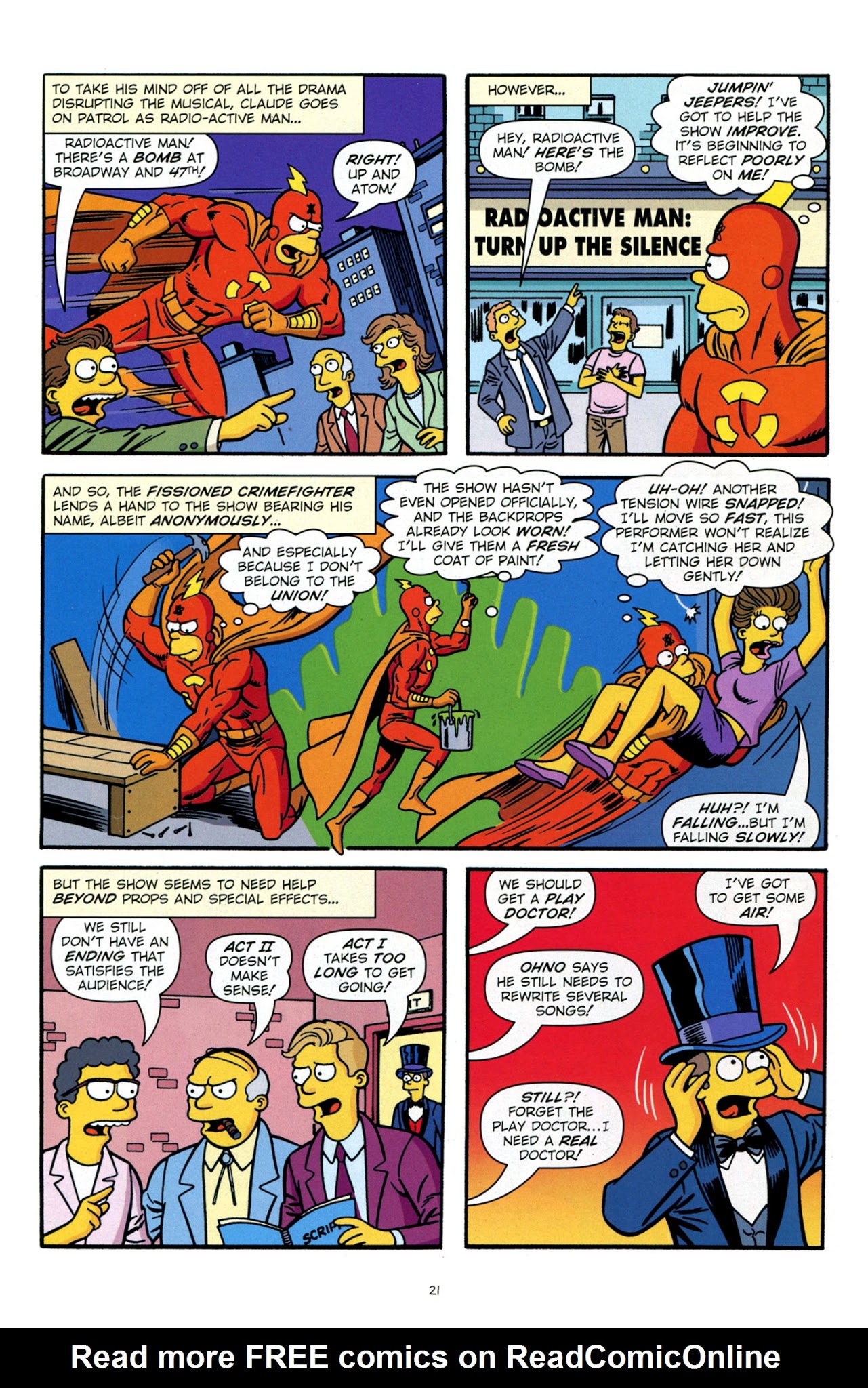 Read online Bongo Comics Presents Simpsons Super Spectacular comic -  Issue #14 - 23