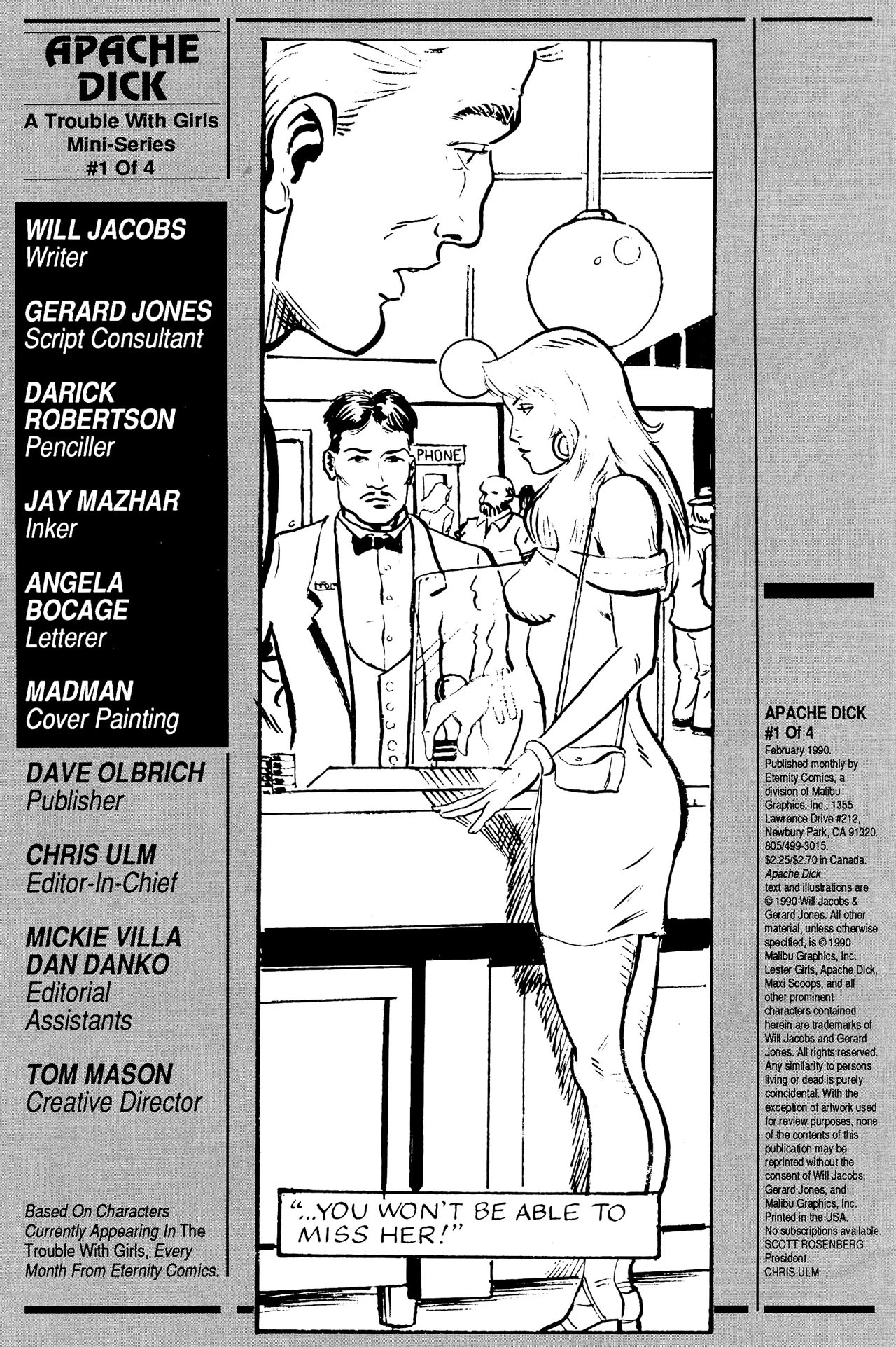 Read online Apache Dick comic -  Issue #1 - 2