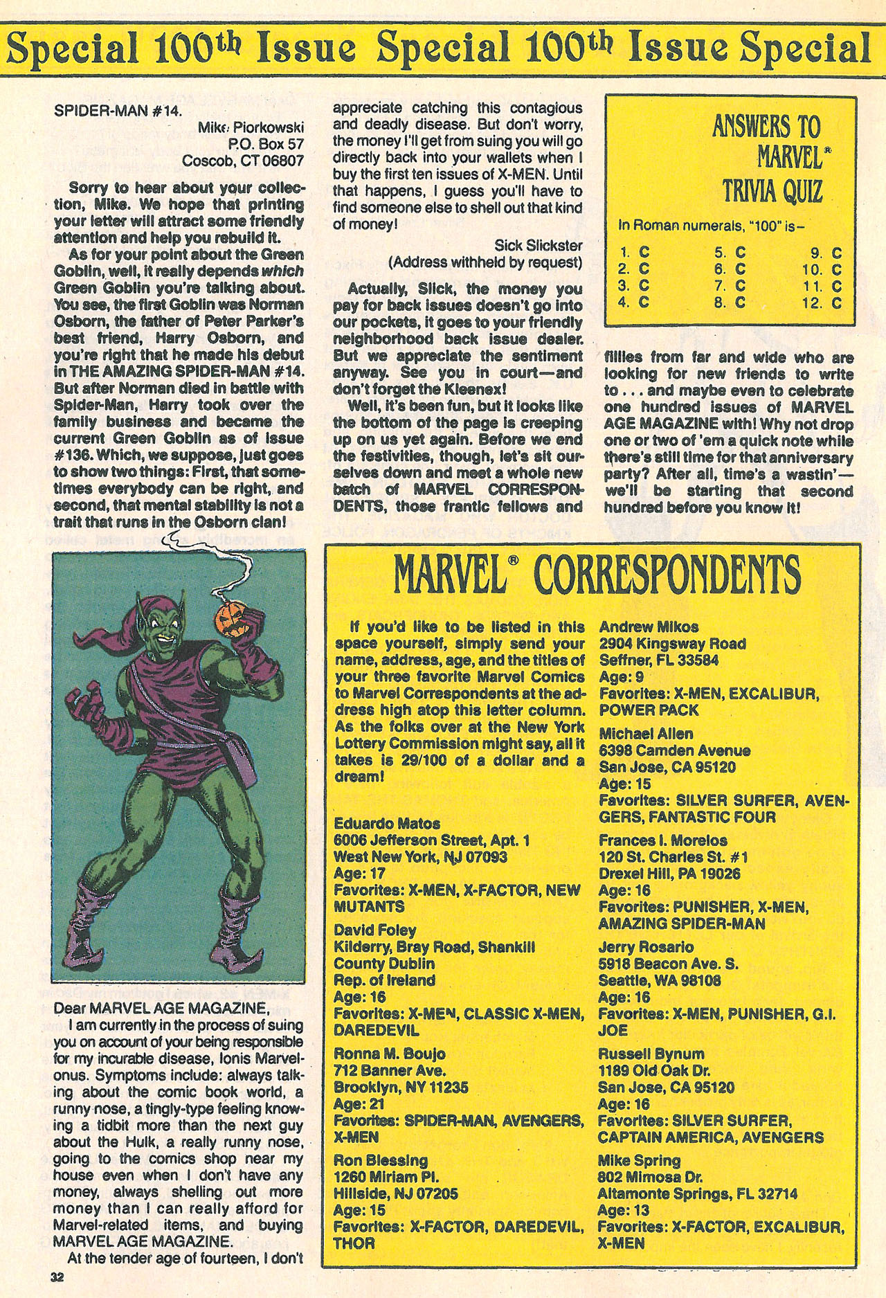 Read online Marvel Age comic -  Issue #100 - 33