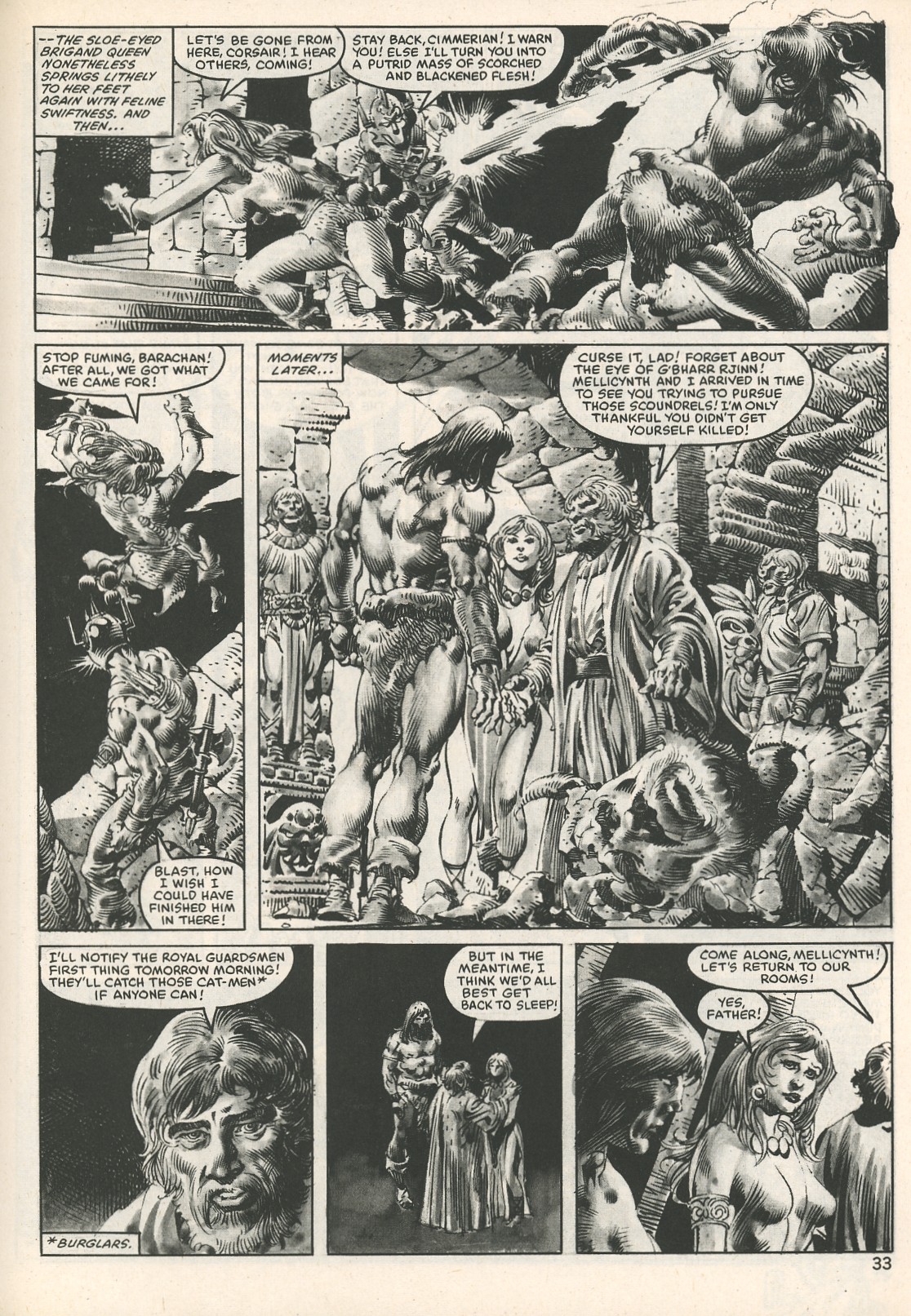 Read online The Savage Sword Of Conan comic -  Issue #107 - 33