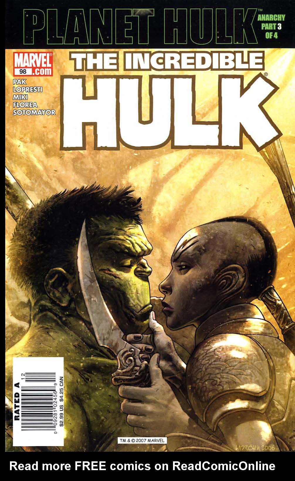 Read online The Incredible Hulk (2000) comic -  Issue #98 - 1