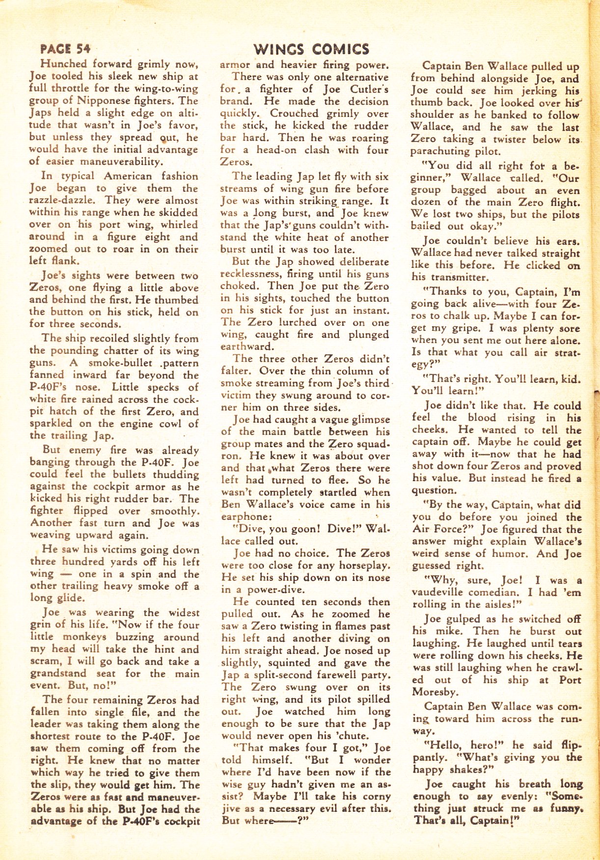 Read online Wings Comics comic -  Issue #31 - 55