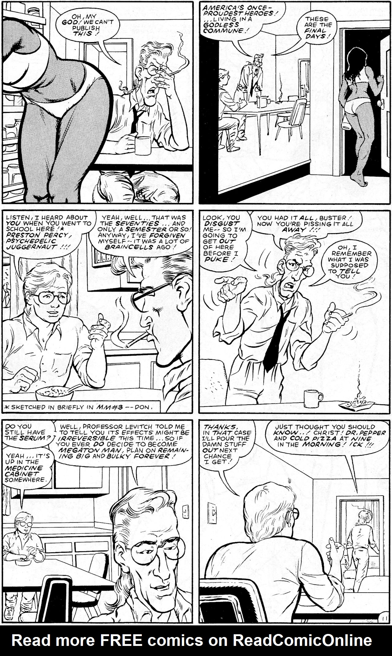 Read online Megaton Man Meets The Uncatergorizable X-Them comic -  Issue # Full - 13