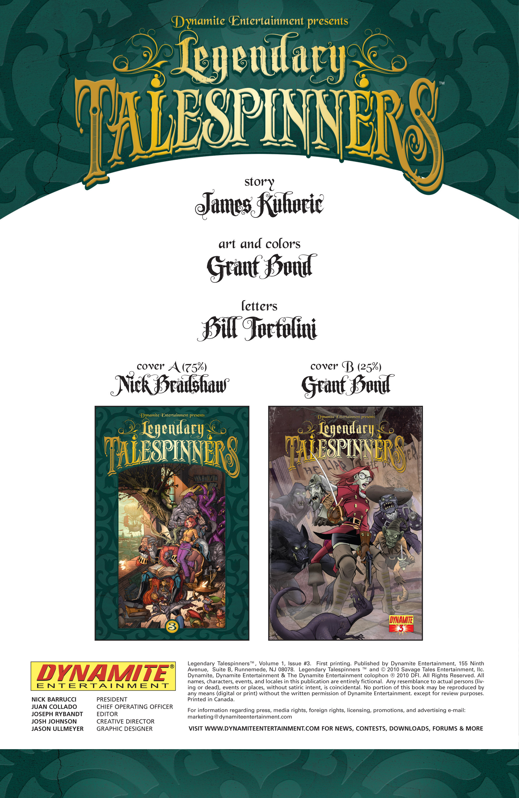 Read online Legendary Talespinners comic -  Issue #3 - 3