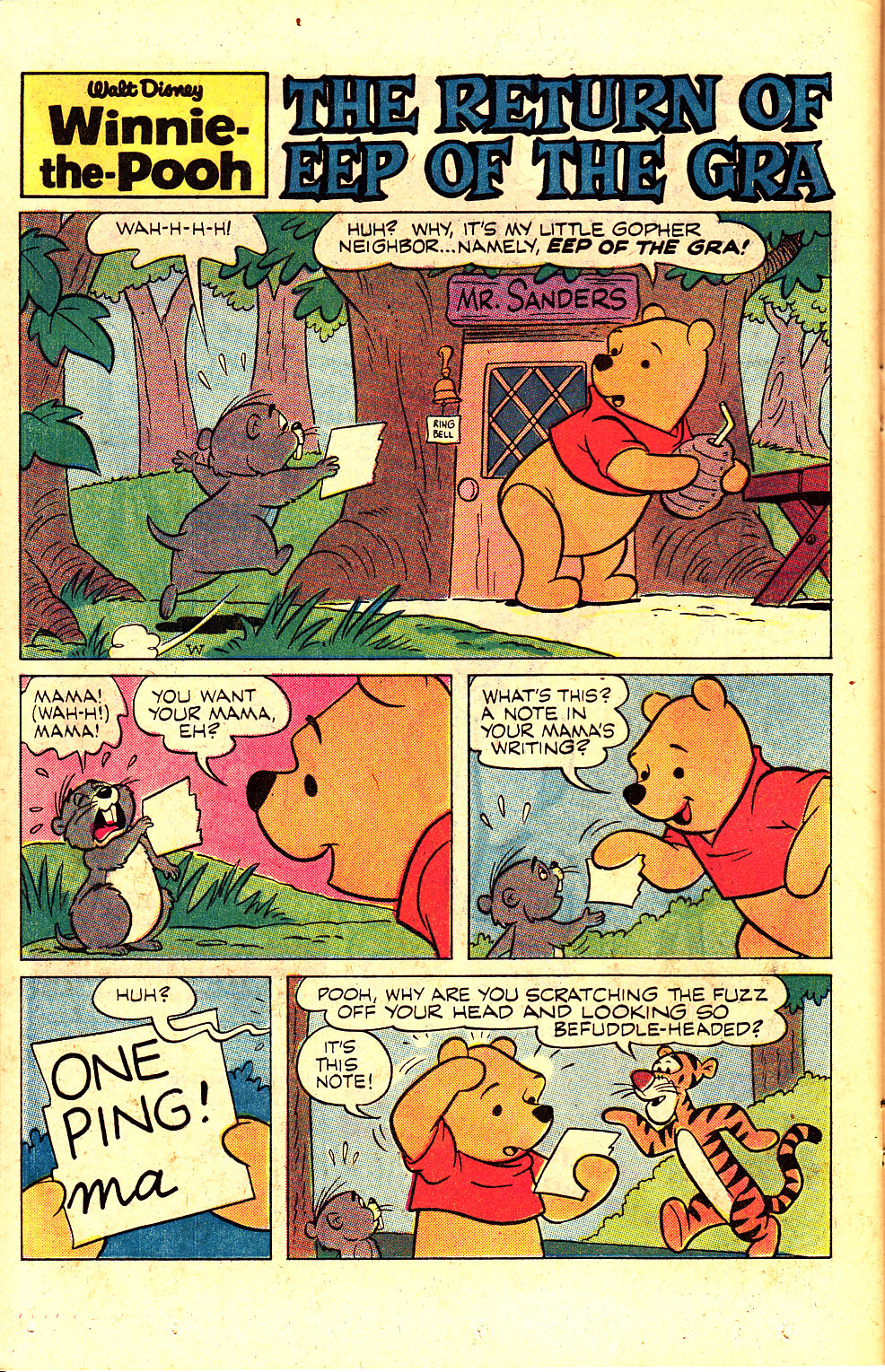 Read online Winnie-the-Pooh comic -  Issue #22 - 24