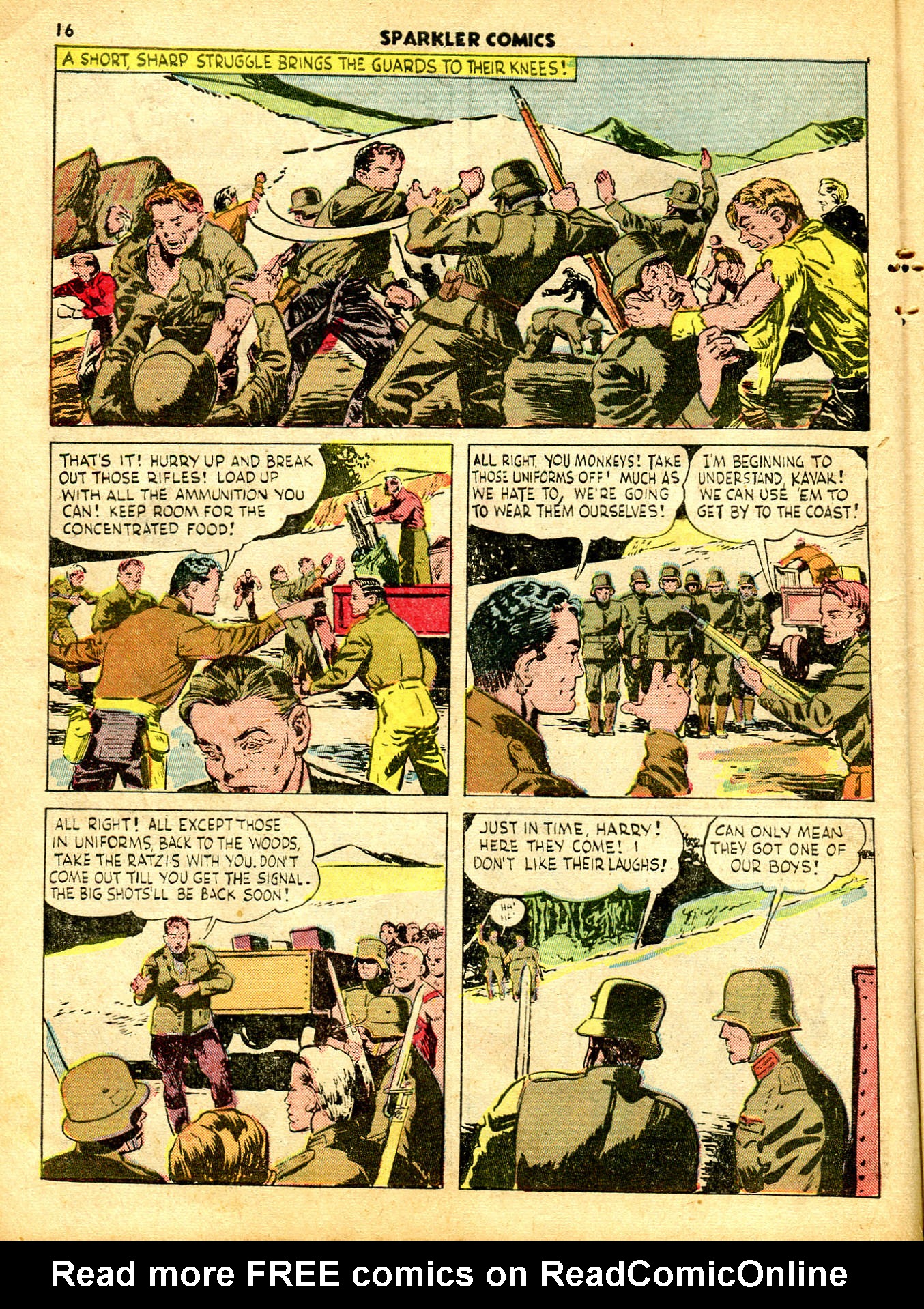 Read online Sparkler Comics comic -  Issue #17 - 18
