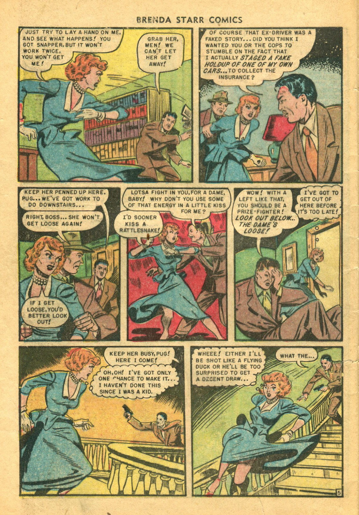 Read online Brenda Starr (1948) comic -  Issue #9 - 32