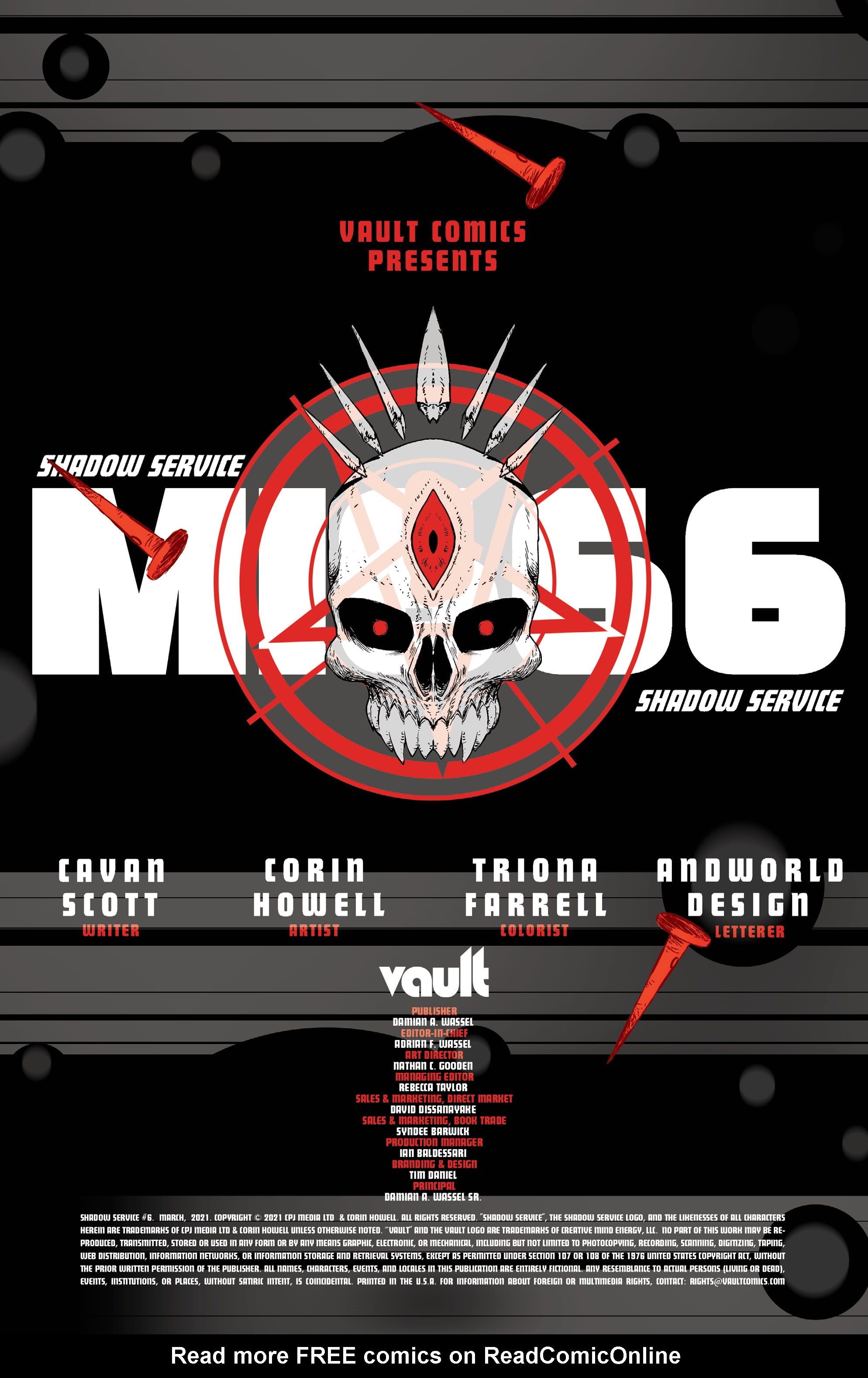 Read online Shadow Service comic -  Issue #6 - 2