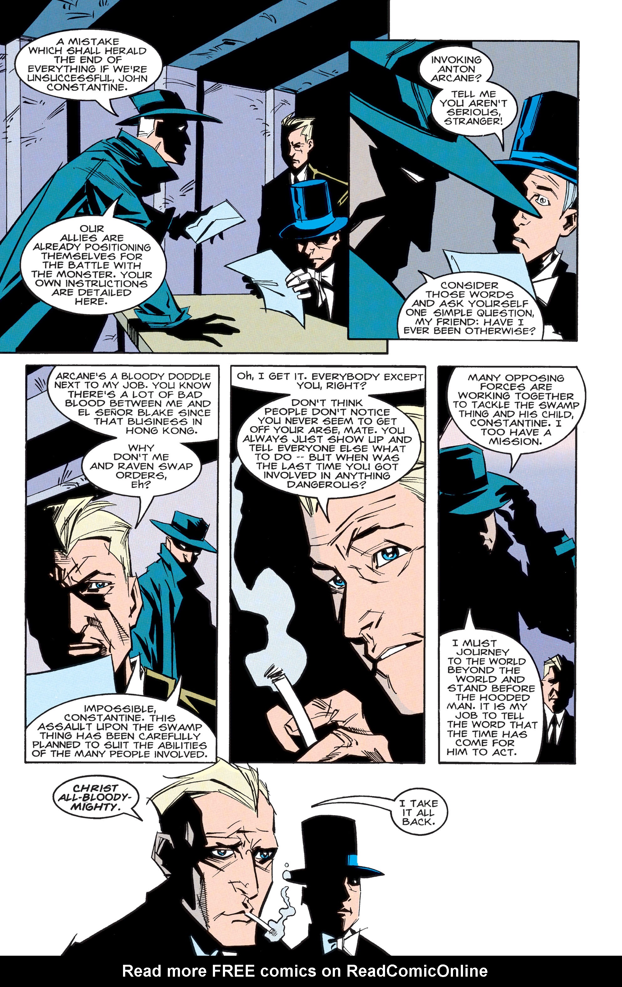 Read online Swamp Thing (1982) comic -  Issue # _TPB - Trial by Fire - 136