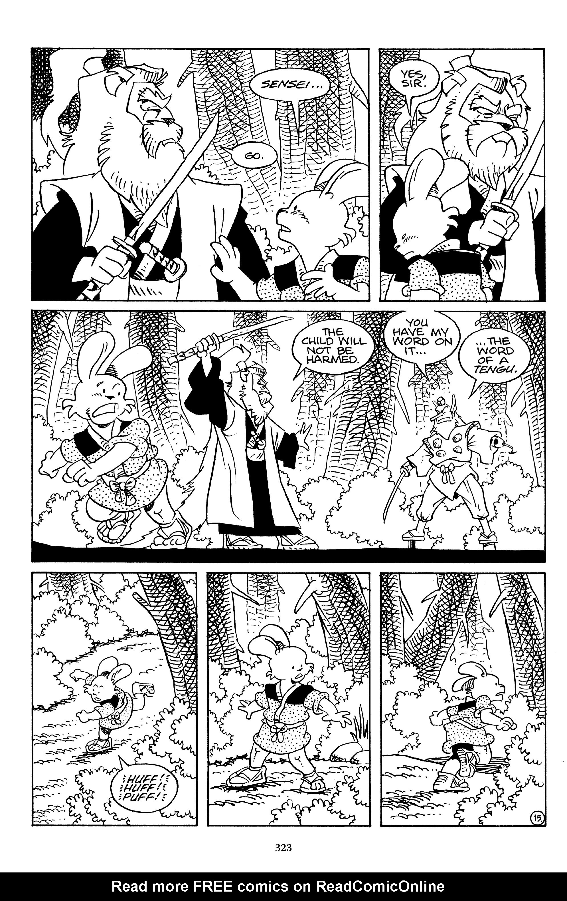 Read online The Usagi Yojimbo Saga comic -  Issue # TPB 4 - 320