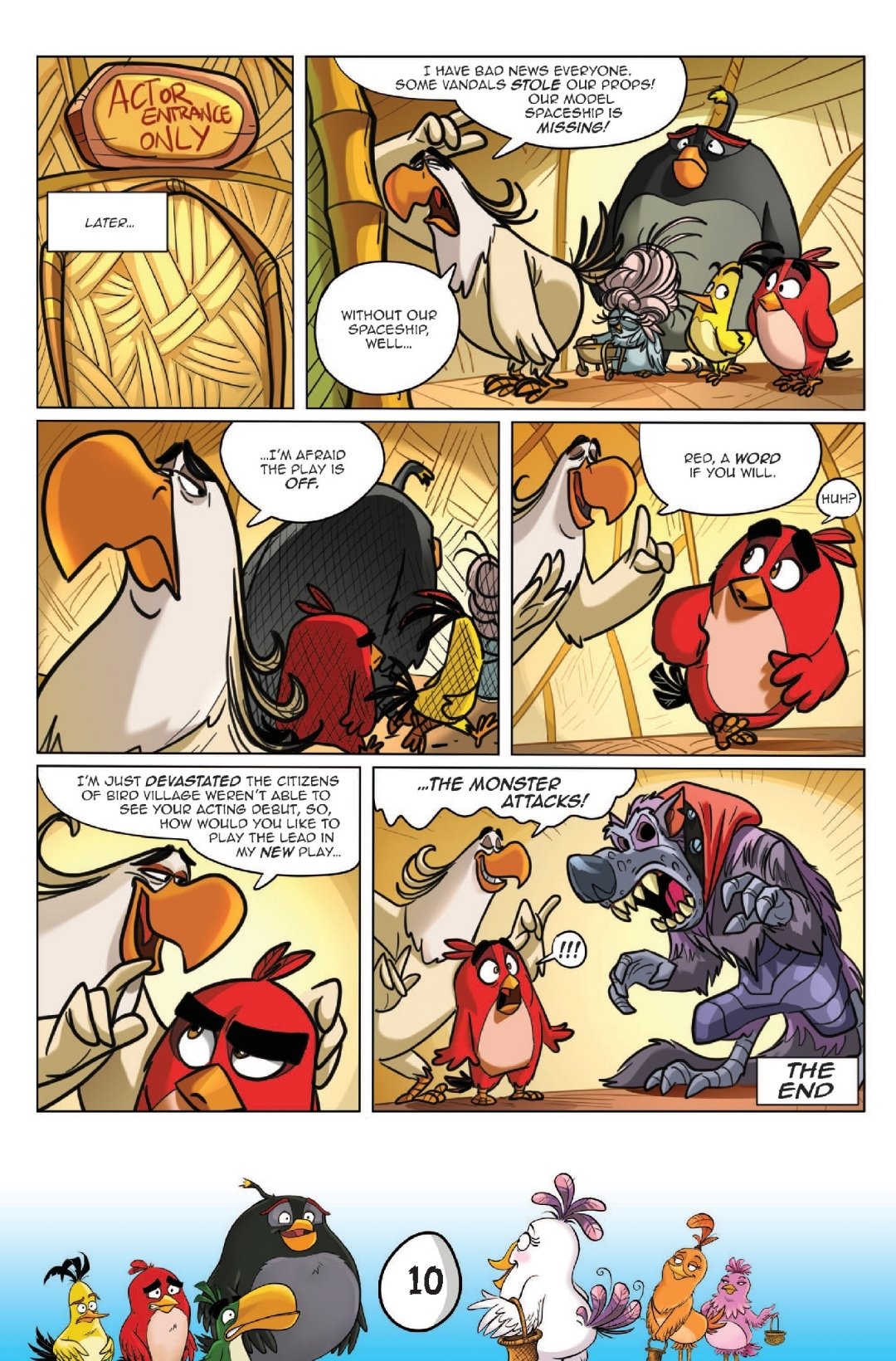 Read online Angry Birds Comics Quarterly comic -  Issue # Issue Furious Fowl - 11