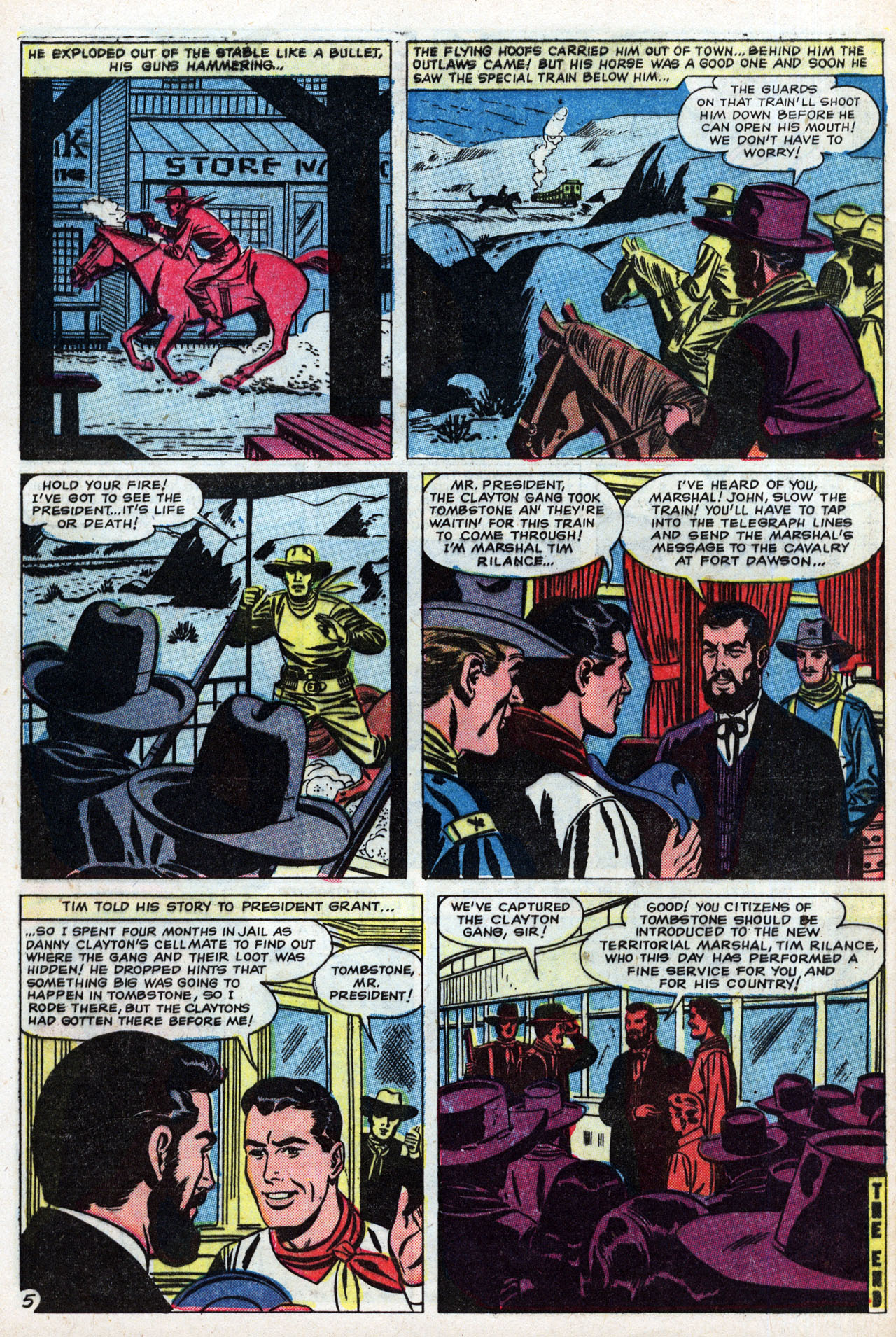 Read online Six-Gun Western comic -  Issue #4 - 32
