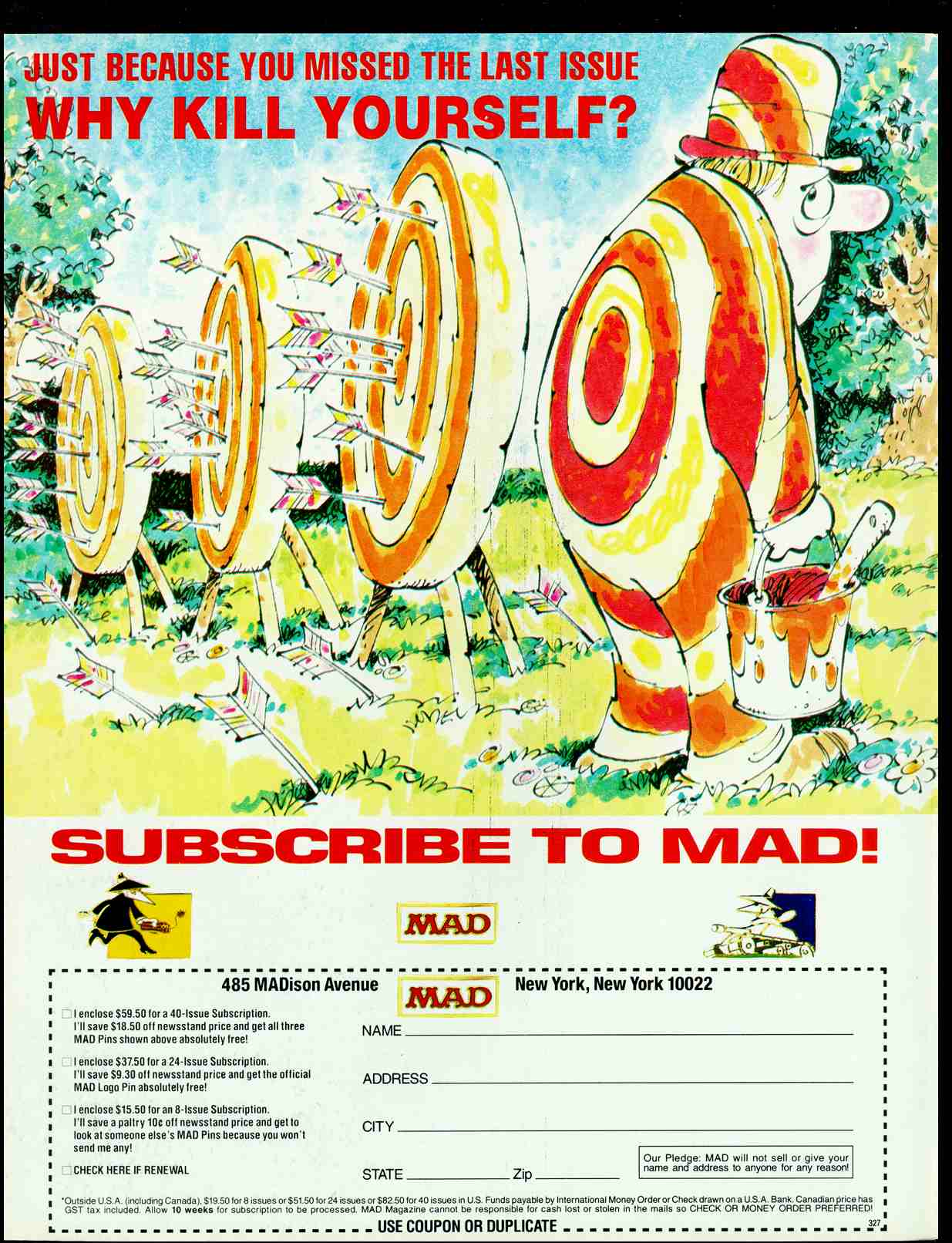 Read online MAD comic -  Issue #327 - 2