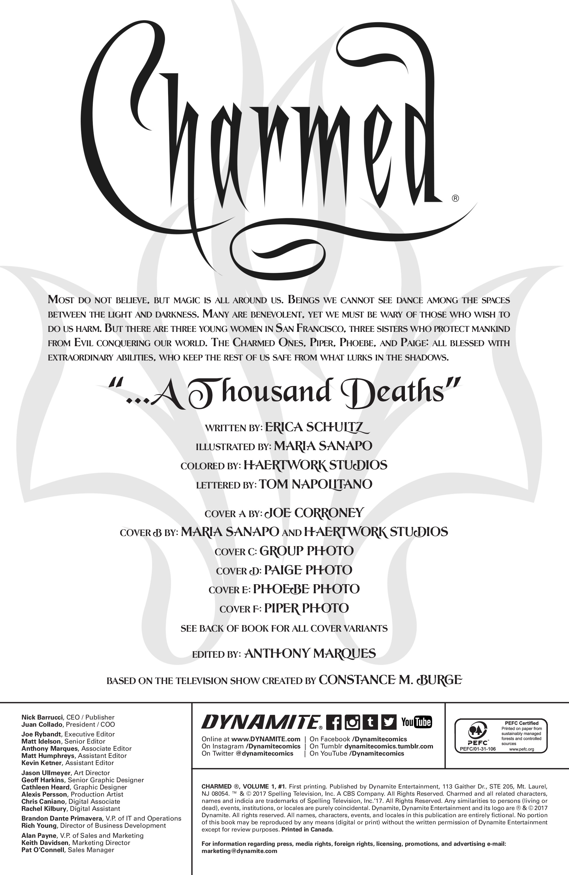 Read online Charmed (2017) comic -  Issue #1 - 4