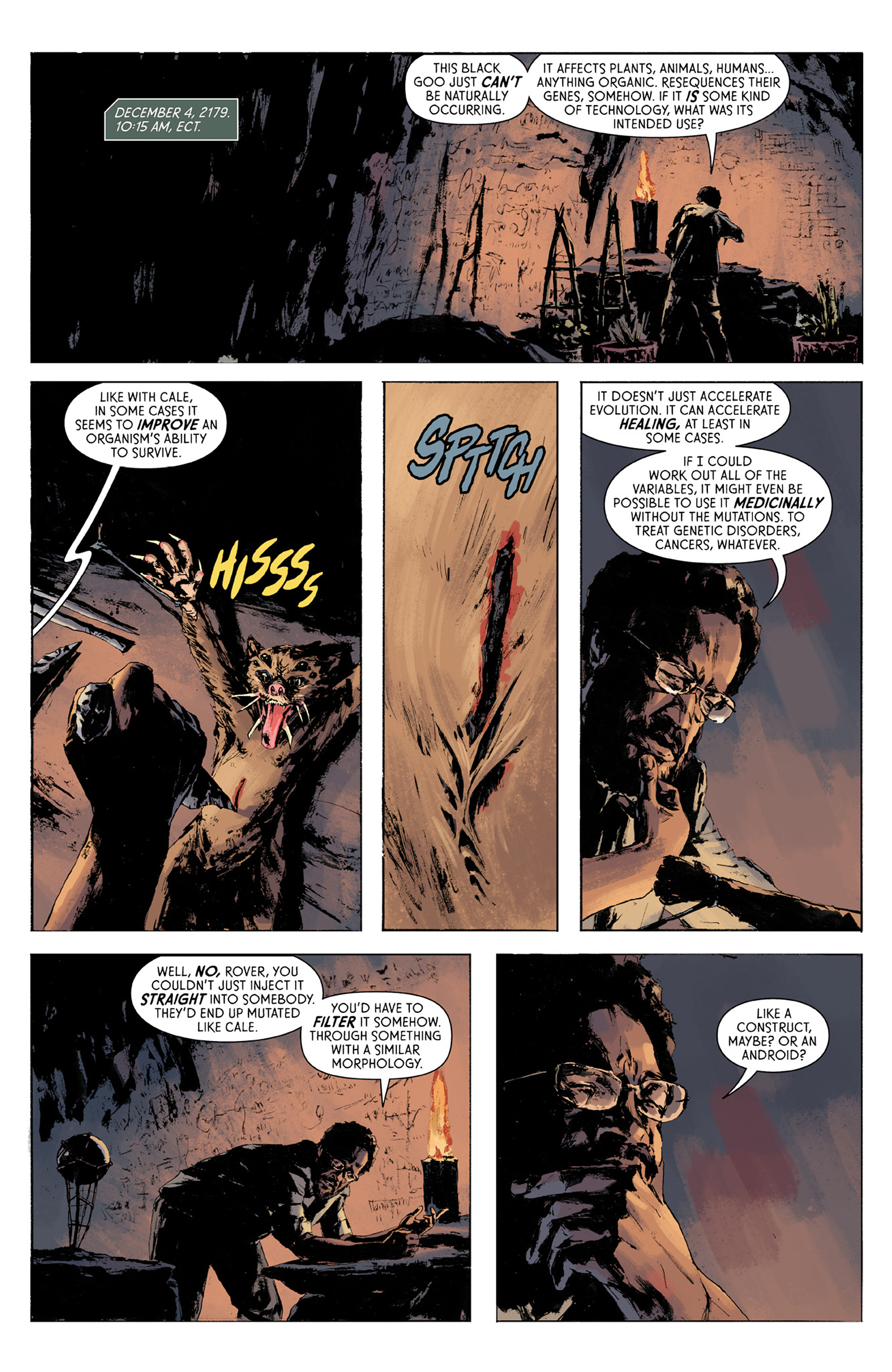 Read online Aliens: Fire and Stone comic -  Issue #4 - 12