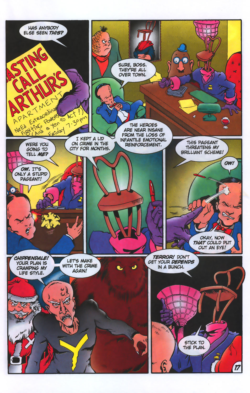 Read online The Tick's Big Xmas Trilogy comic -  Issue #1 - 19