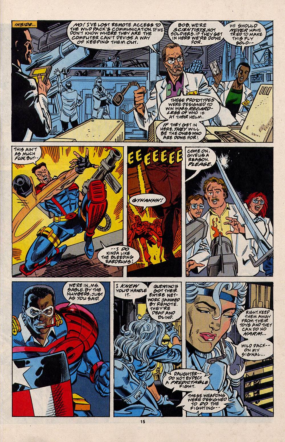 Read online Silver Sable and the Wild Pack comic -  Issue #35 - 12