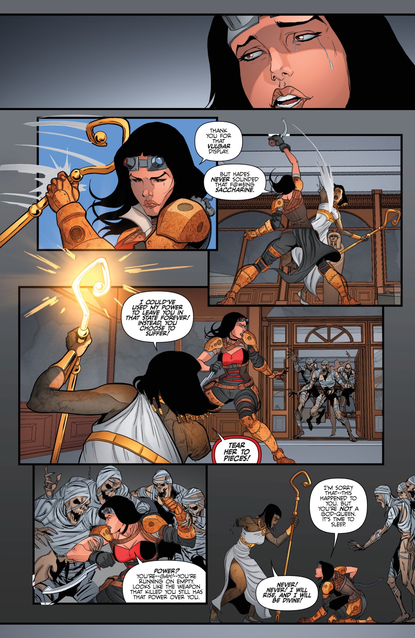 Read online Van Helsing vs The Mummy of Amun-Ra comic -  Issue #6 - 20