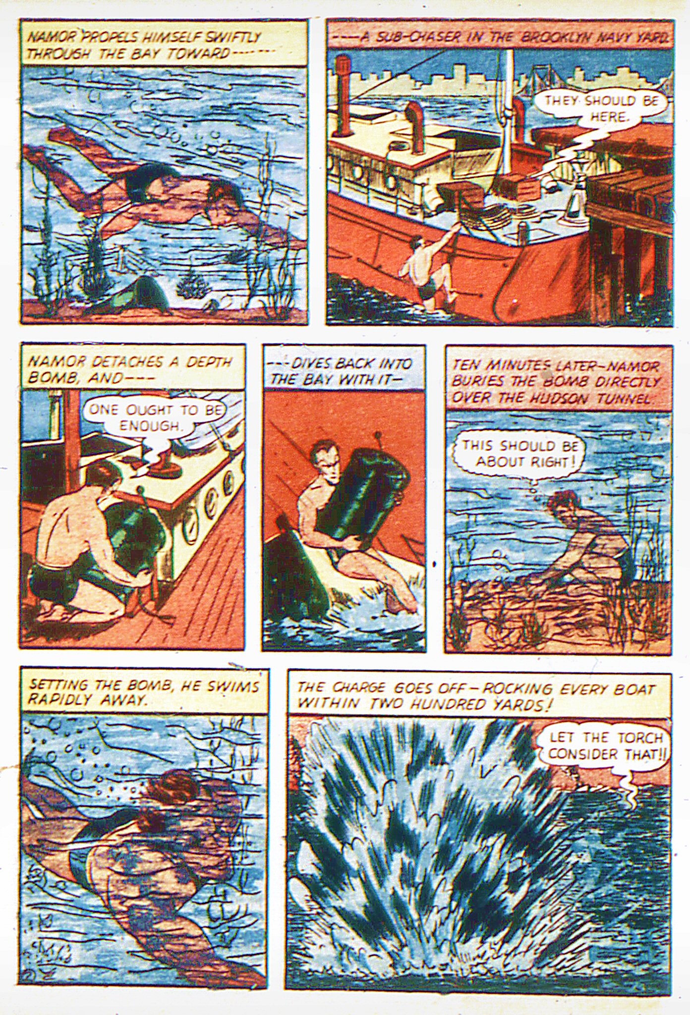 Read online Marvel Mystery Comics comic -  Issue #8 - 4