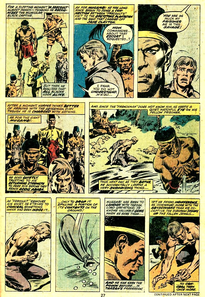 Read online Tarzan (1977) comic -  Issue #6 - 16