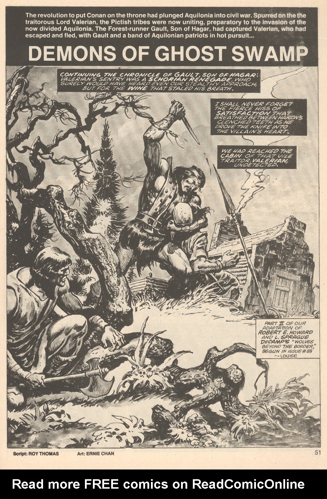 Read online The Savage Sword Of Conan comic -  Issue #76 - 51