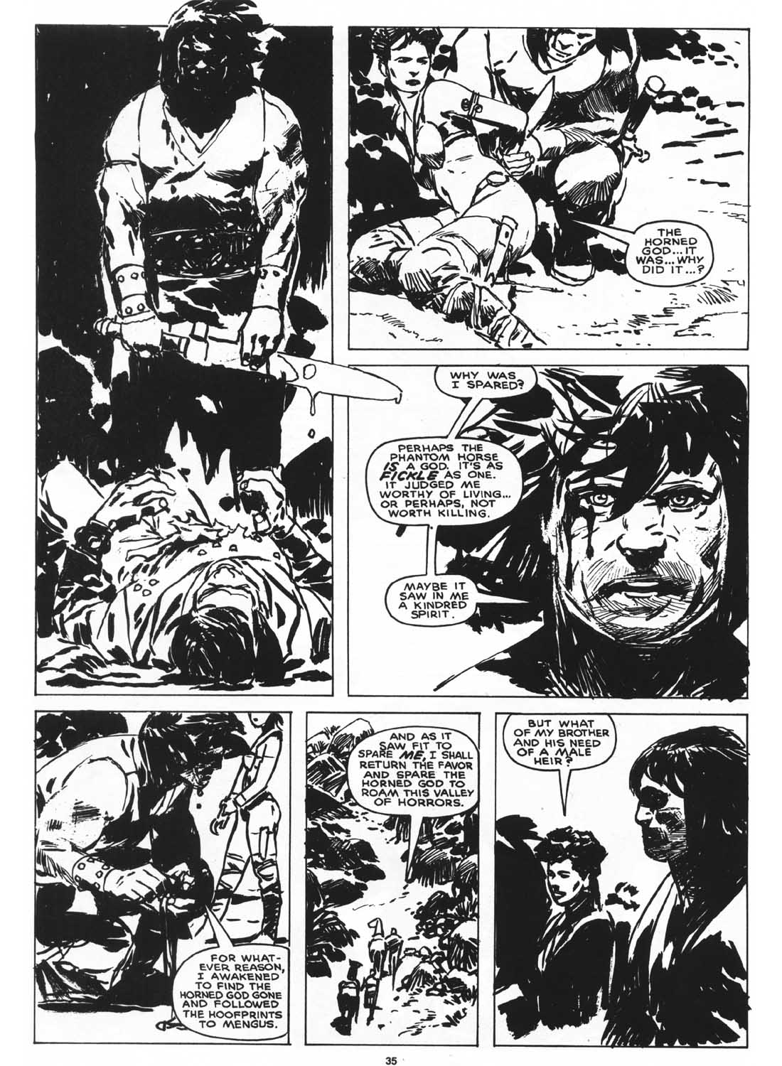 Read online The Savage Sword Of Conan comic -  Issue #162 - 37