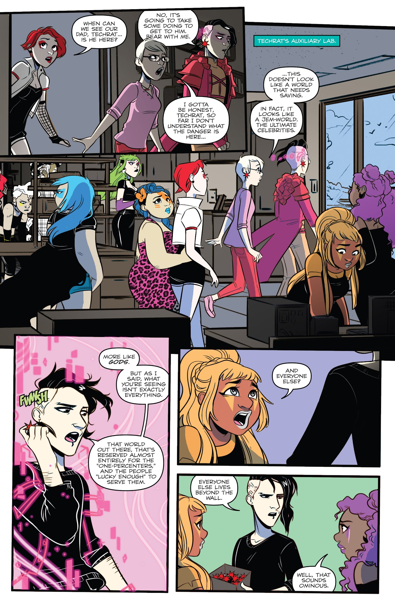 Read online Jem and the Holograms: The Misfits: Infinite comic -  Issue #1 - 11