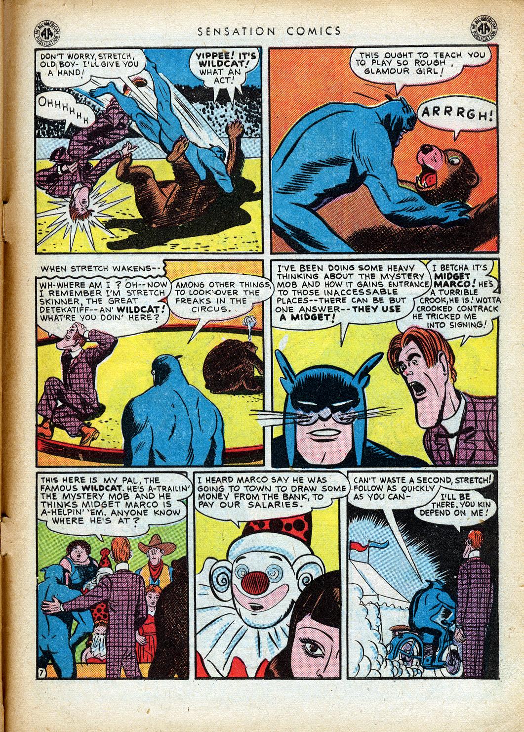 Read online Sensation (Mystery) Comics comic -  Issue #40 - 49
