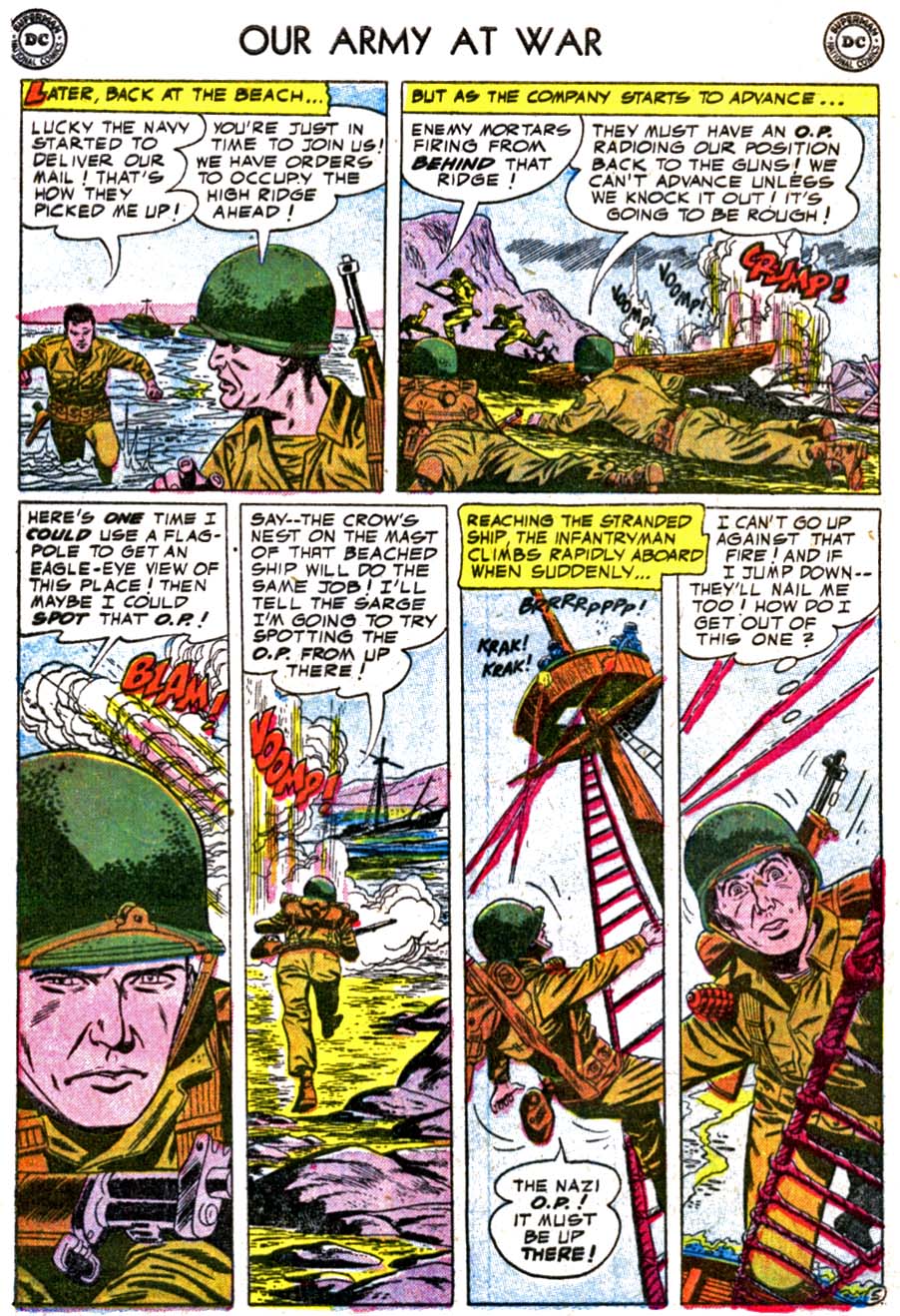 Read online Our Army at War (1952) comic -  Issue #37 - 32