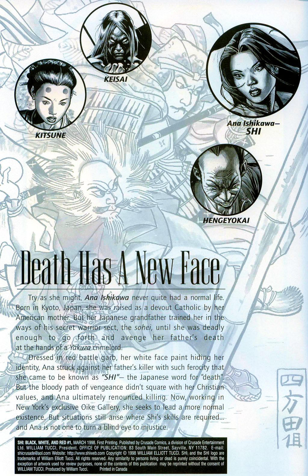 Read online Shi: Black, White & Red comic -  Issue #1 - 2