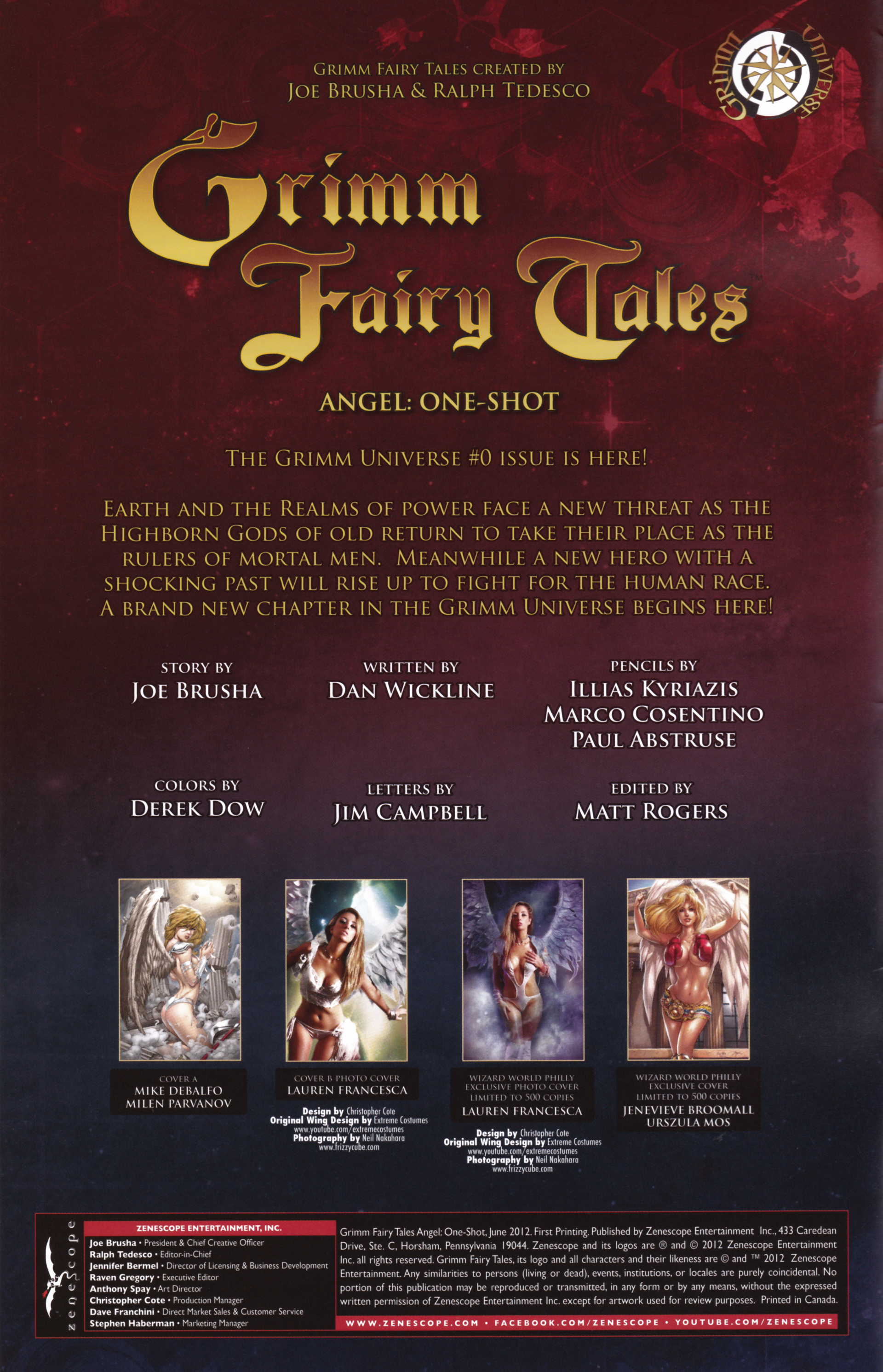 Read online Grimm Fairy Tales: Angel One-Shot comic -  Issue # Full - 2