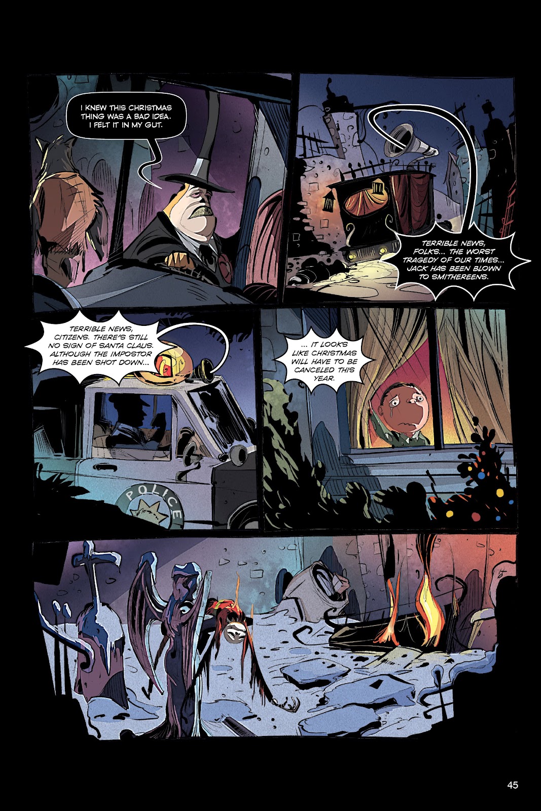 Disney The Nightmare Before Christmas: The Story of the Movie in Comics issue Full - Page 44