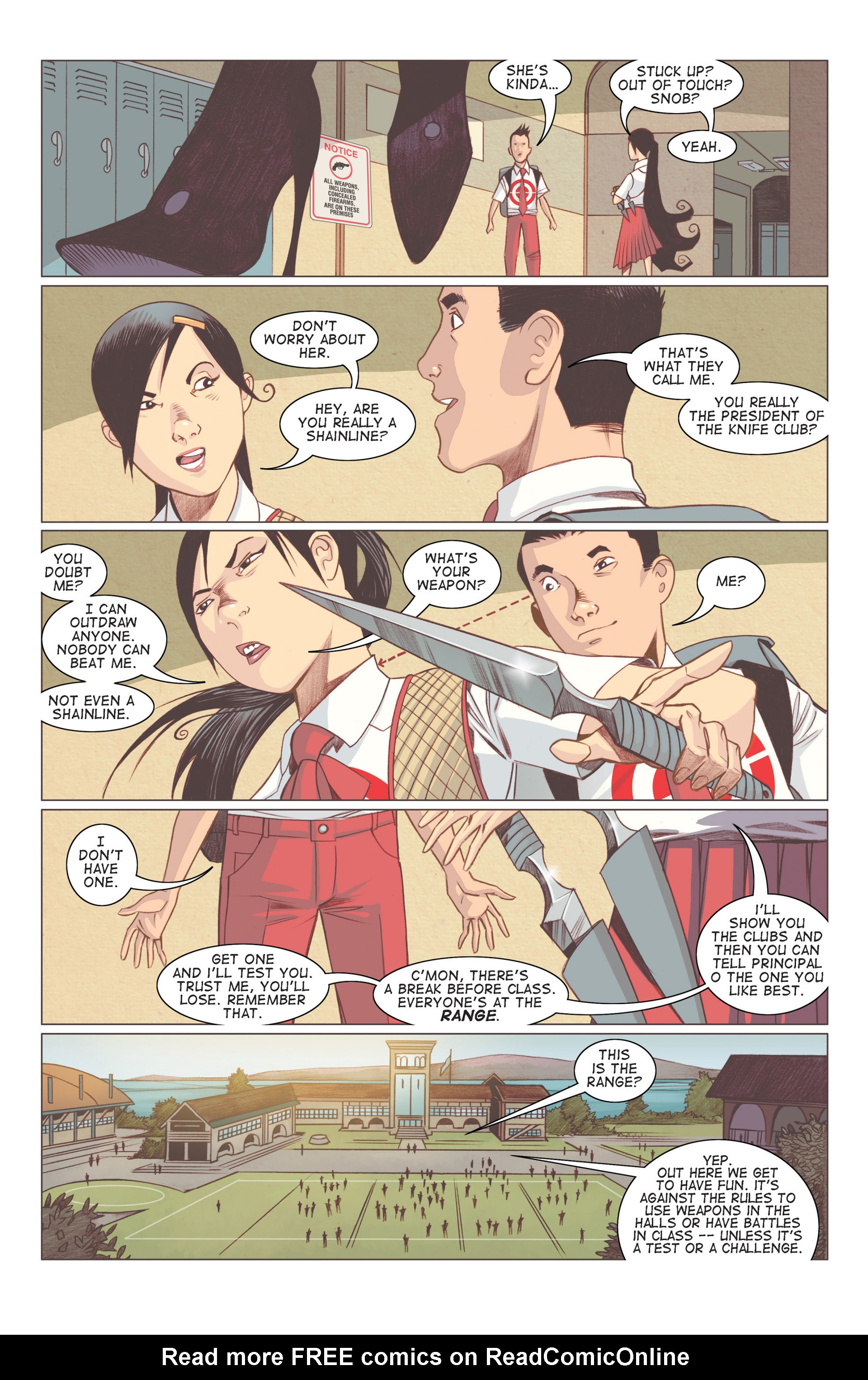 Read online Five Weapons comic -  Issue #1 - 7