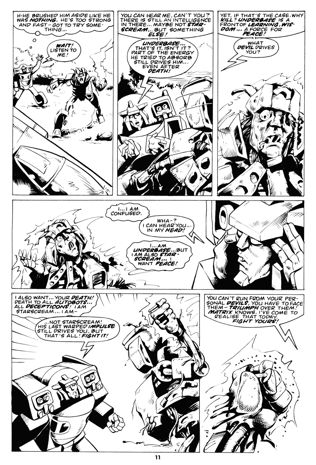 Read online The Transformers (UK) comic -  Issue #218 - 10