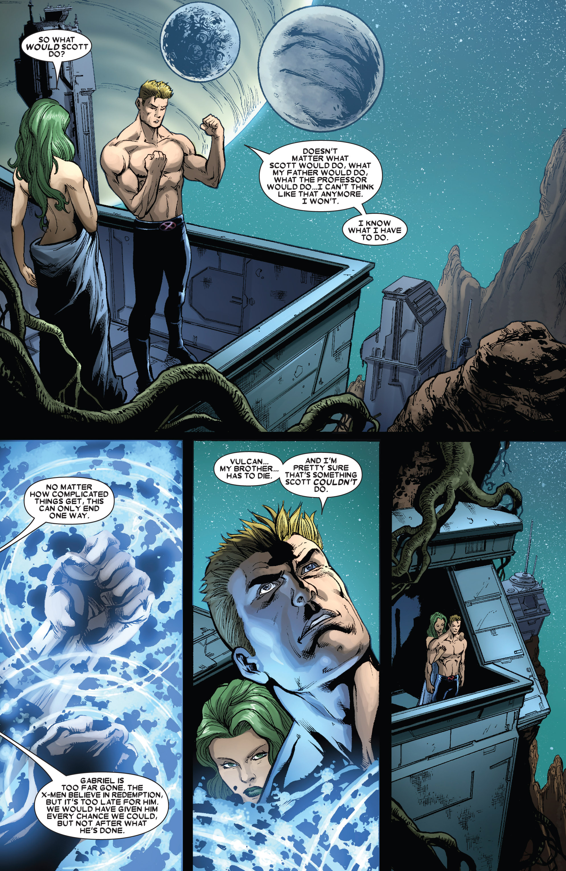 Read online X-Men: Emperor Vulcan comic -  Issue #3 - 12