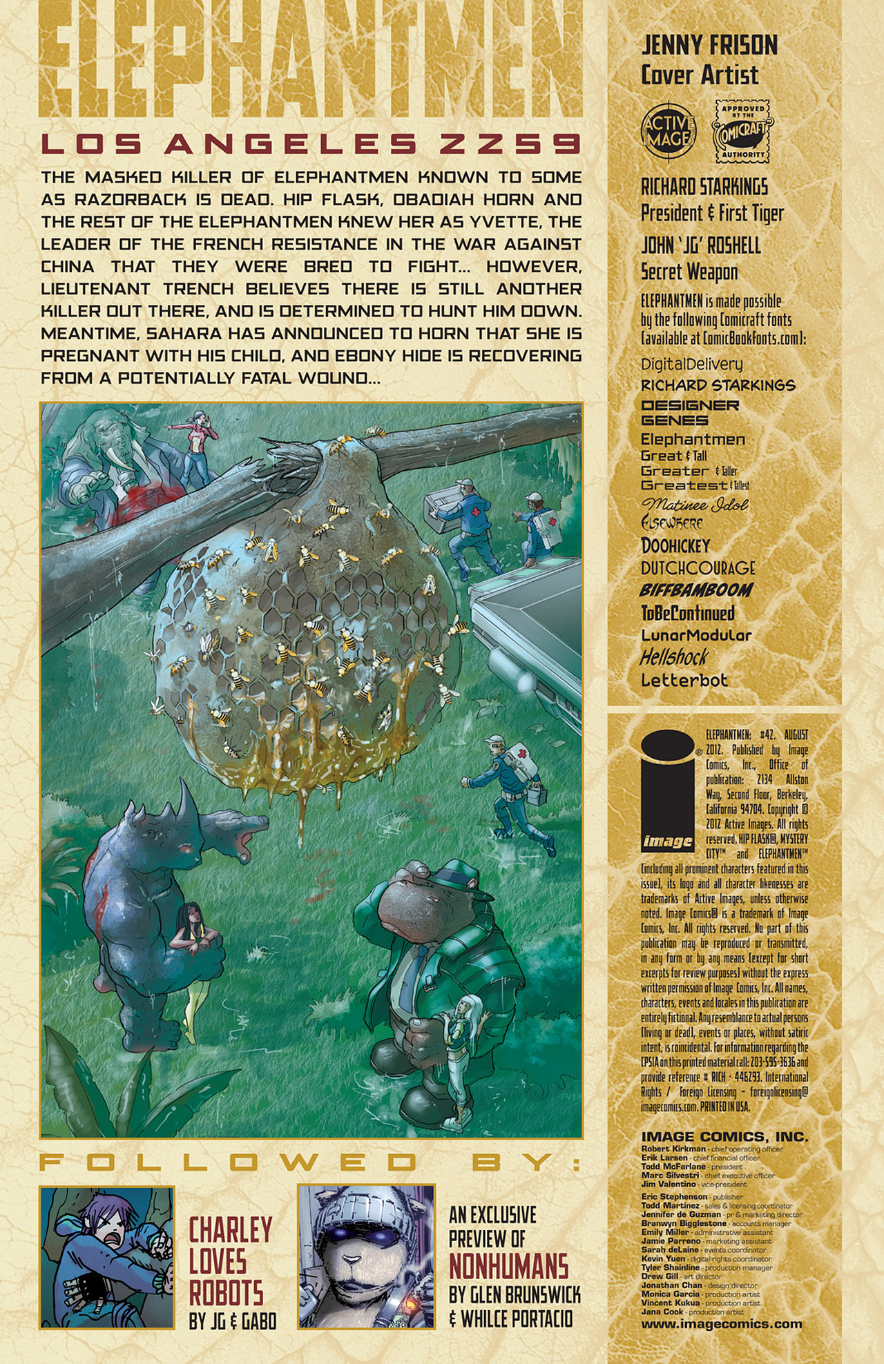 Read online Elephantmen comic -  Issue #42 - 2