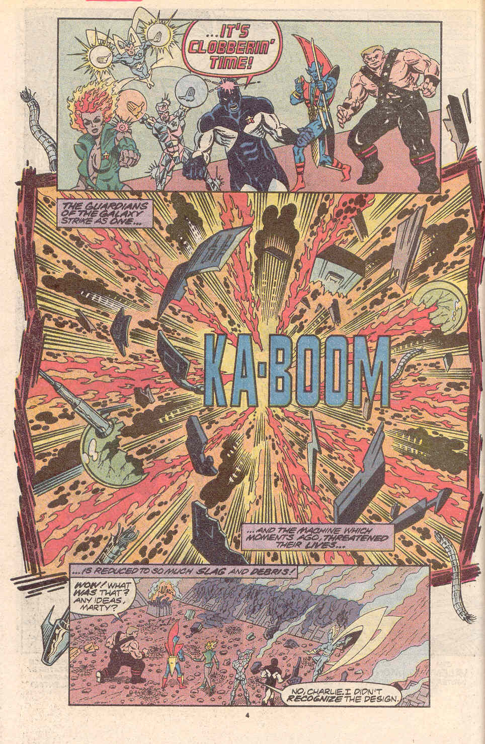 Read online Guardians of the Galaxy (1990) comic -  Issue #1 - 5