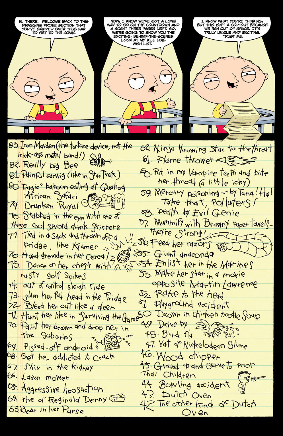 Read online Family Guy comic -  Issue #1 - 43