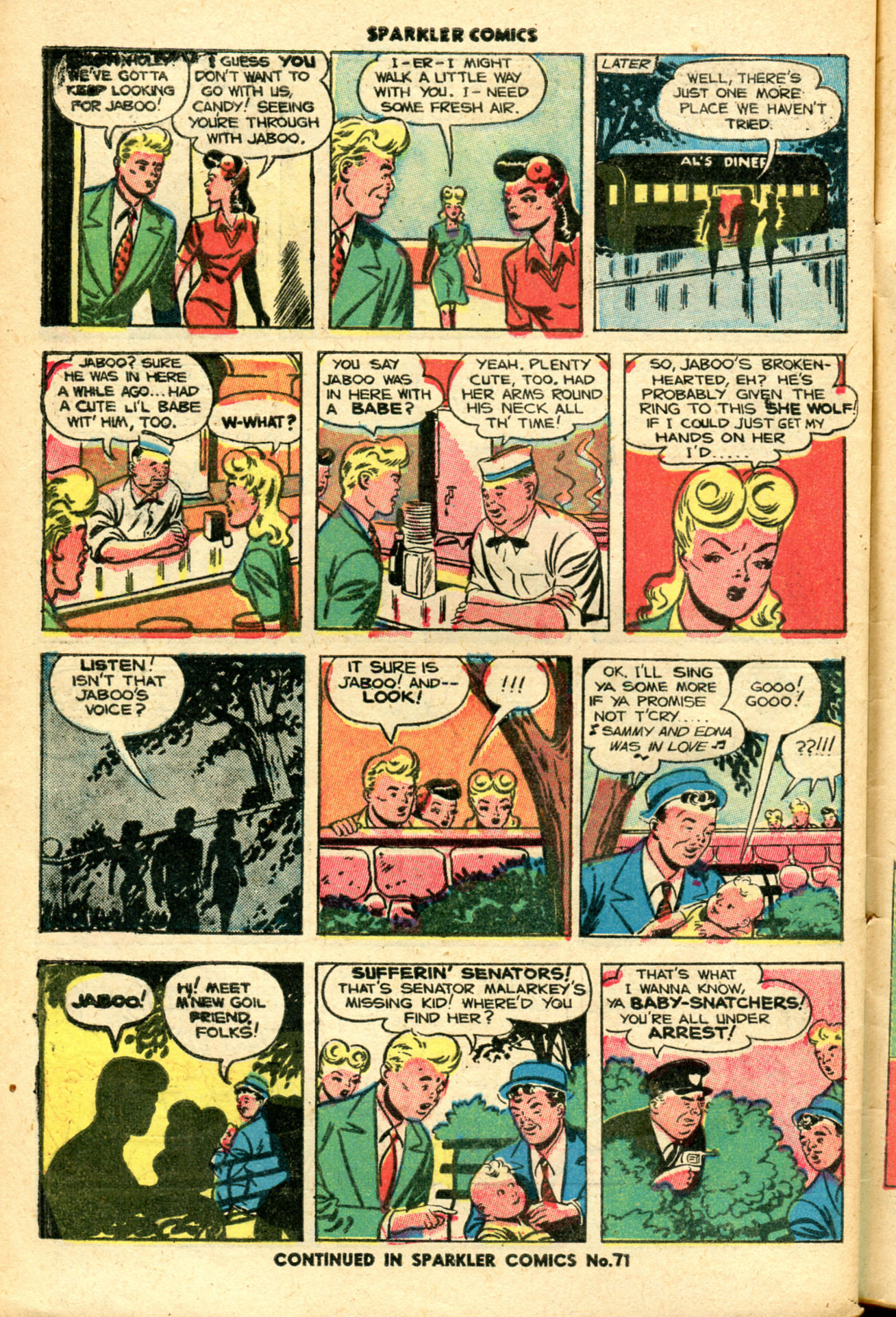 Read online Sparkler Comics comic -  Issue #70 - 48