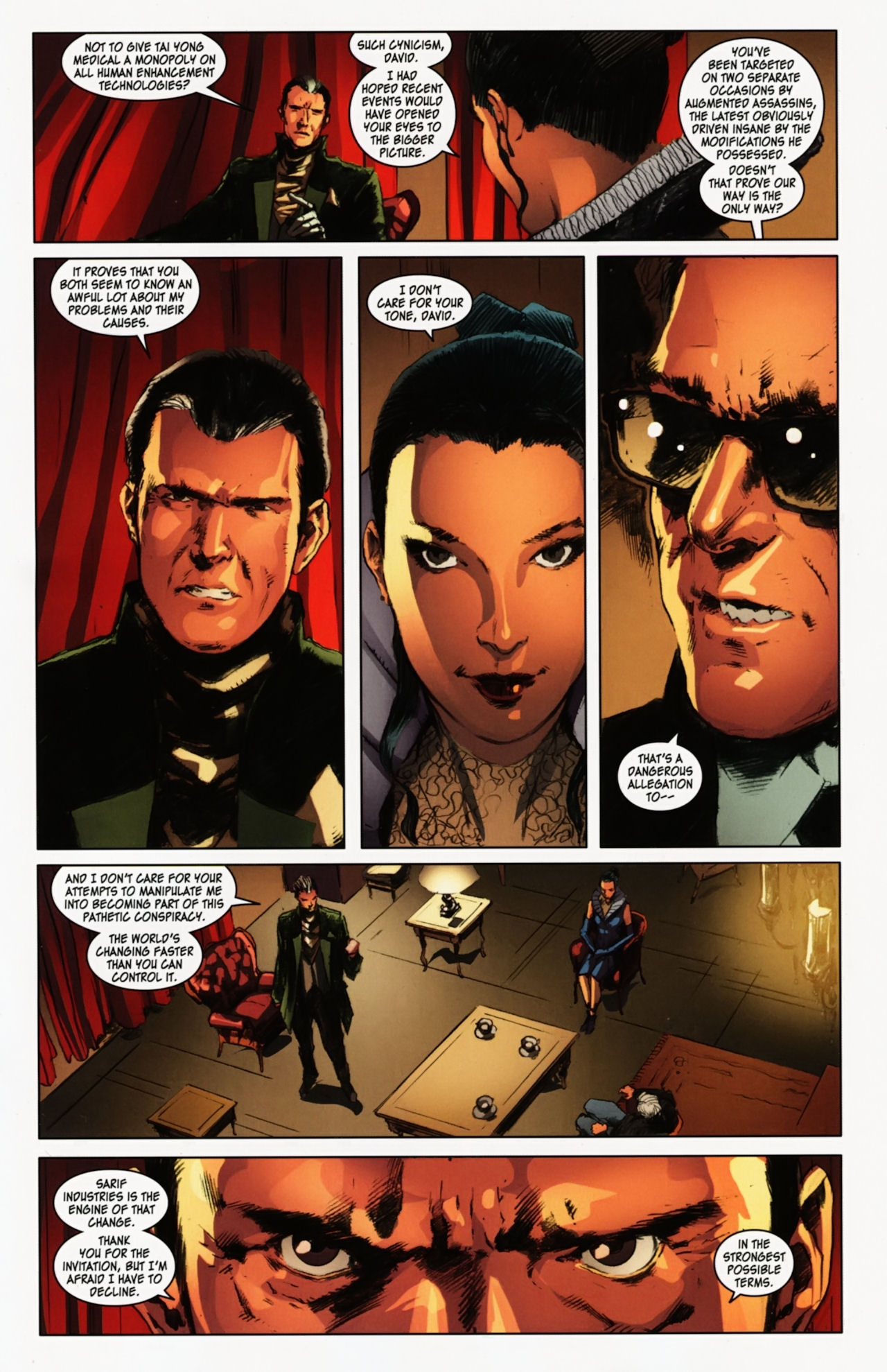 Read online Deus Ex comic -  Issue #5 - 17