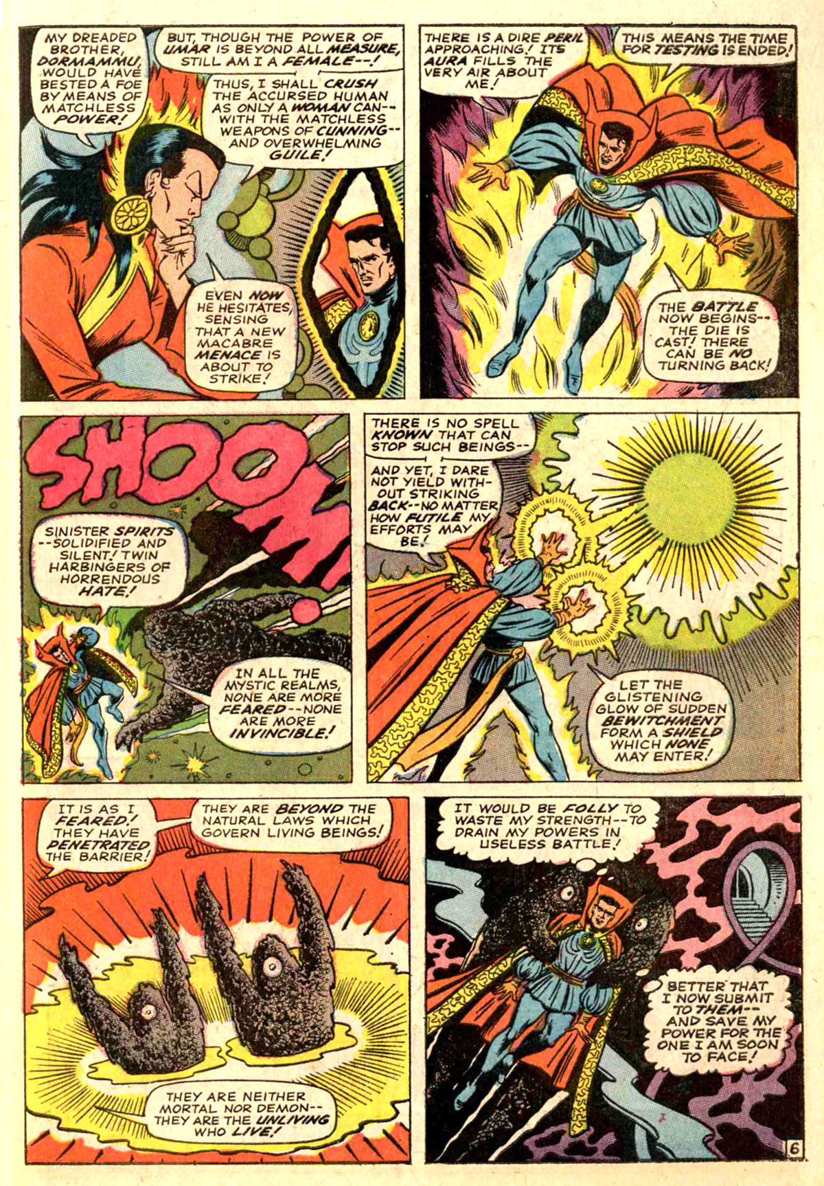 Read online Marvel Masterworks: Doctor Strange comic -  Issue # TPB 2 - 110