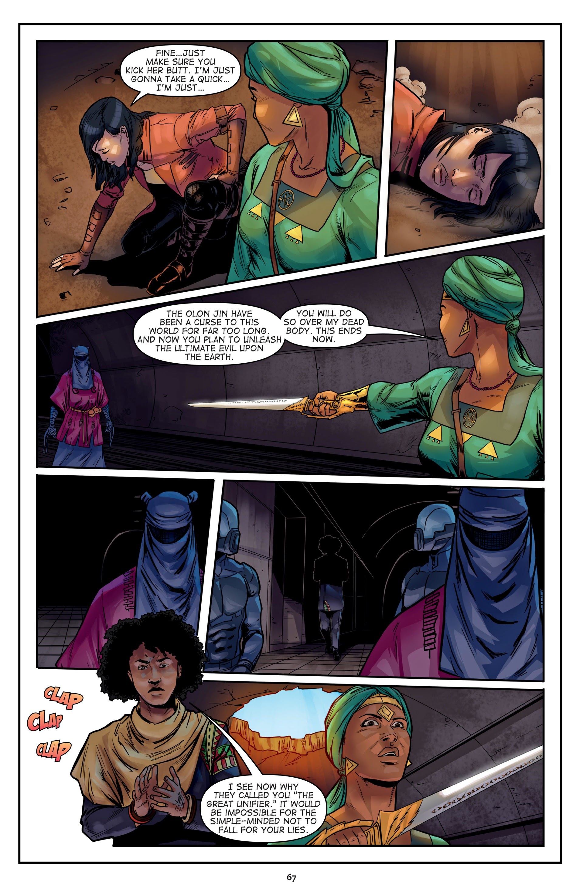Read online Malika: Warrior Queen comic -  Issue # TPB 2 (Part 1) - 69