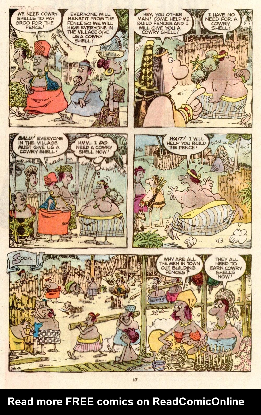 Read online Sergio Aragonés Groo the Wanderer comic -  Issue #55 - 17